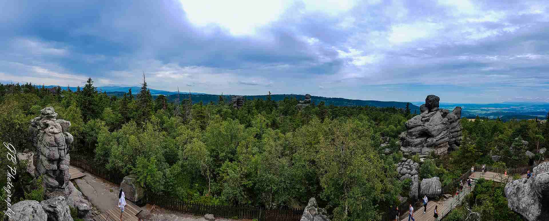 panorama ze Szczelińca
